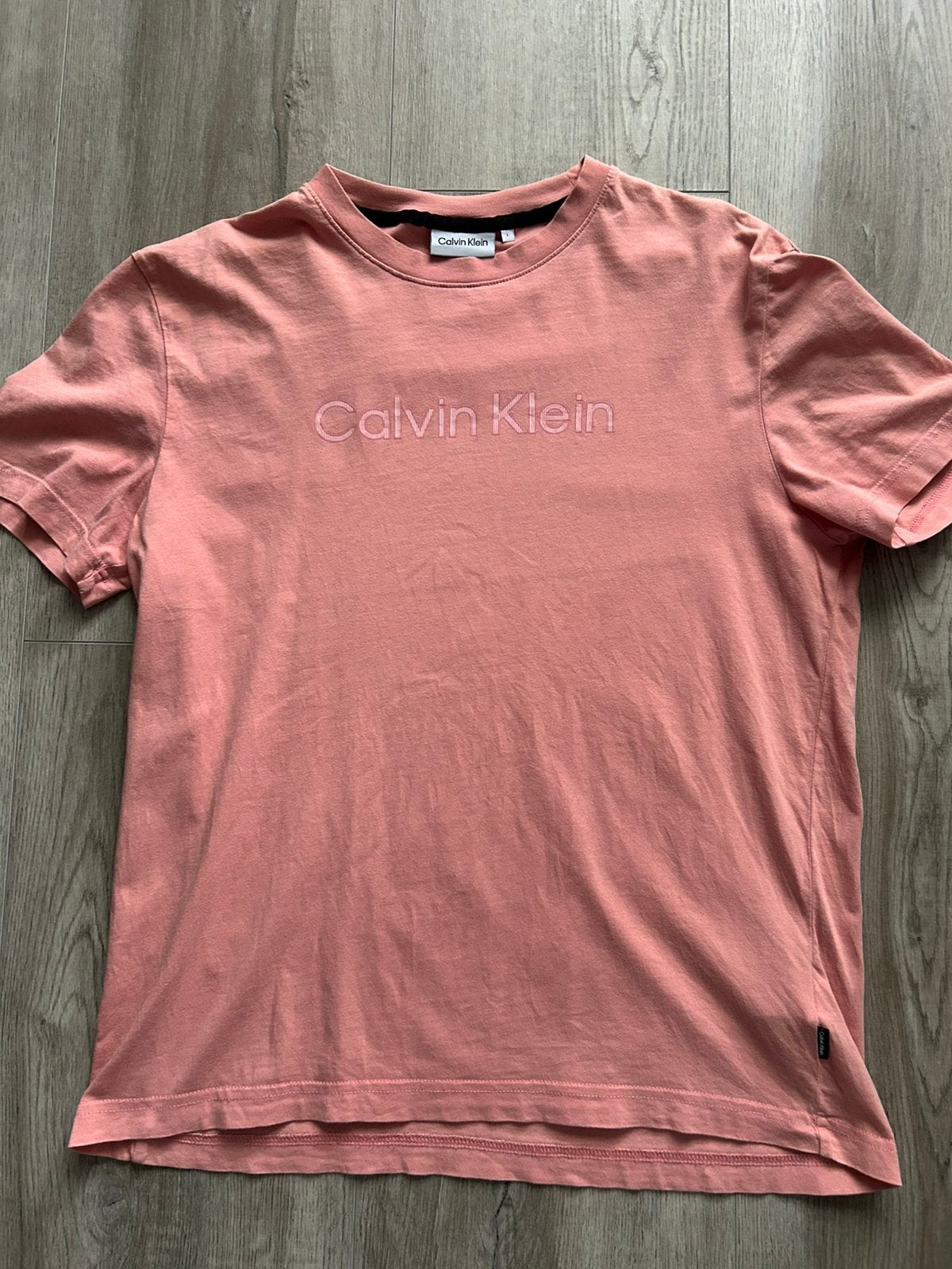 T’shirt calvin klein. Maat L, Ophalen of Verzenden, Zo goed als nieuw, Maat 52/54 (L), Roze