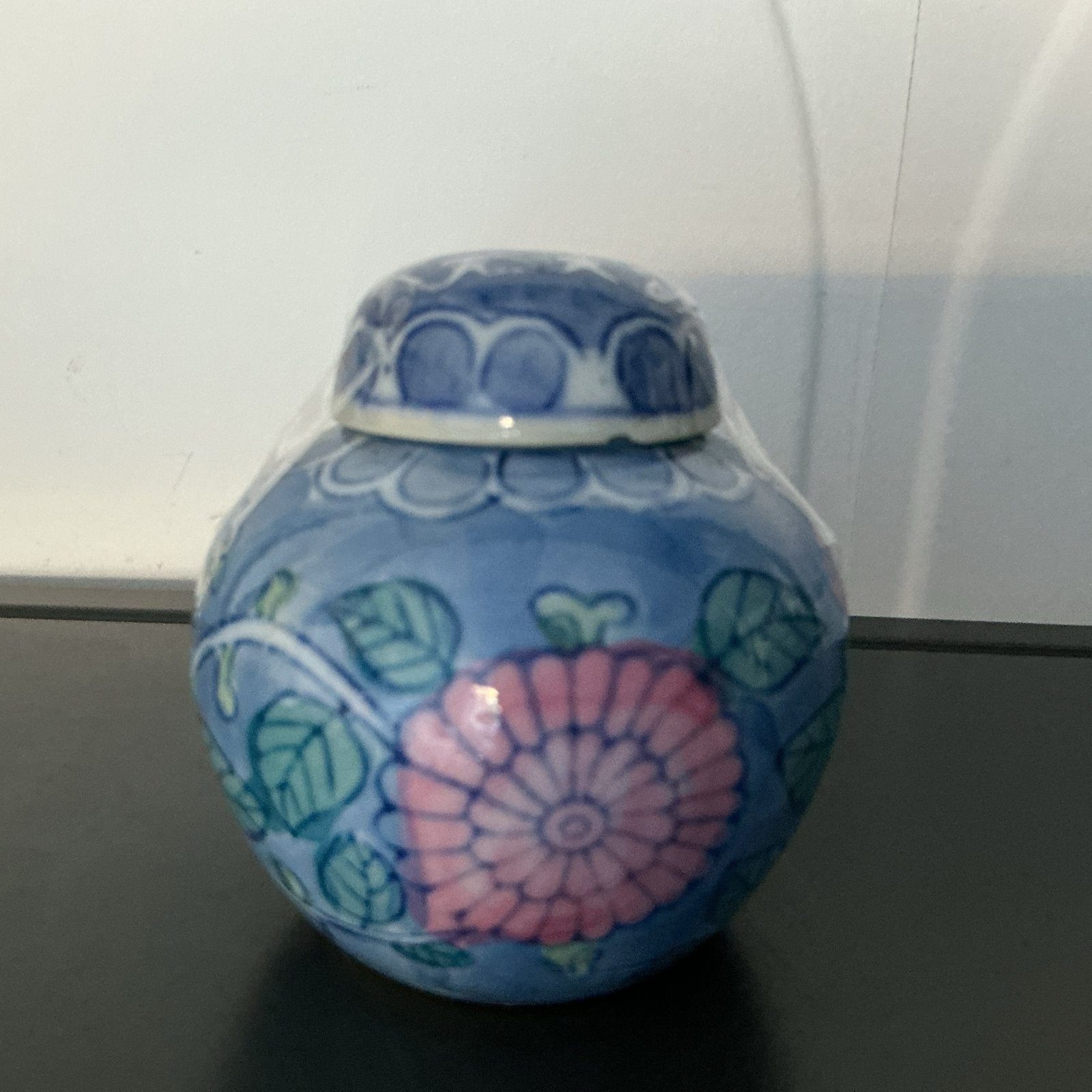 Decoratieve Chinese gemberpot met bloemmotief, Ophalen of Verzenden