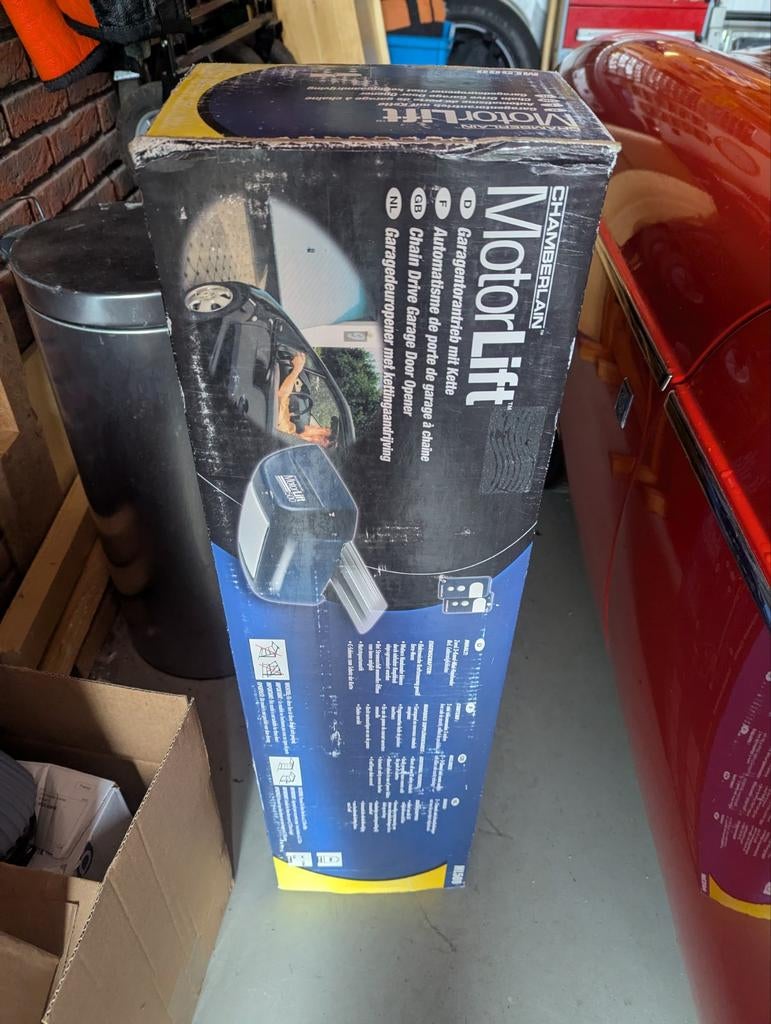 Chamberlain ML500 garagedeuropener – nieuw in doos, Ophalen, Nieuw