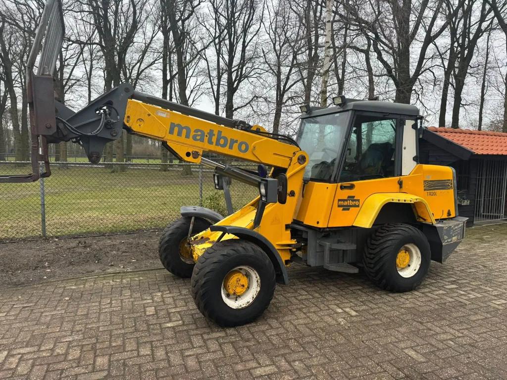 Matbro TR200 Shovel telelader loader (bj 1996), Zakelijke goederen, Machines en Bouw | Kranen en Graafmachines, Wiellader of Shovel