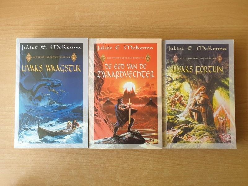 Juliet E. McKenna - De Boeken van Einarinn, Boeken, Fantasy, Gelezen, Ophalen of Verzenden