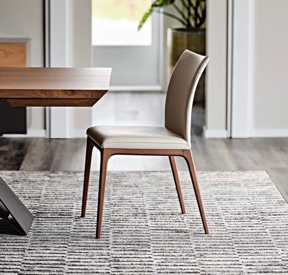6 Cattelan Italia Leather Dining Chairs - Arcadia, Huis en Inrichting, Stoelen, Ophalen, Zo goed als nieuw, Leer