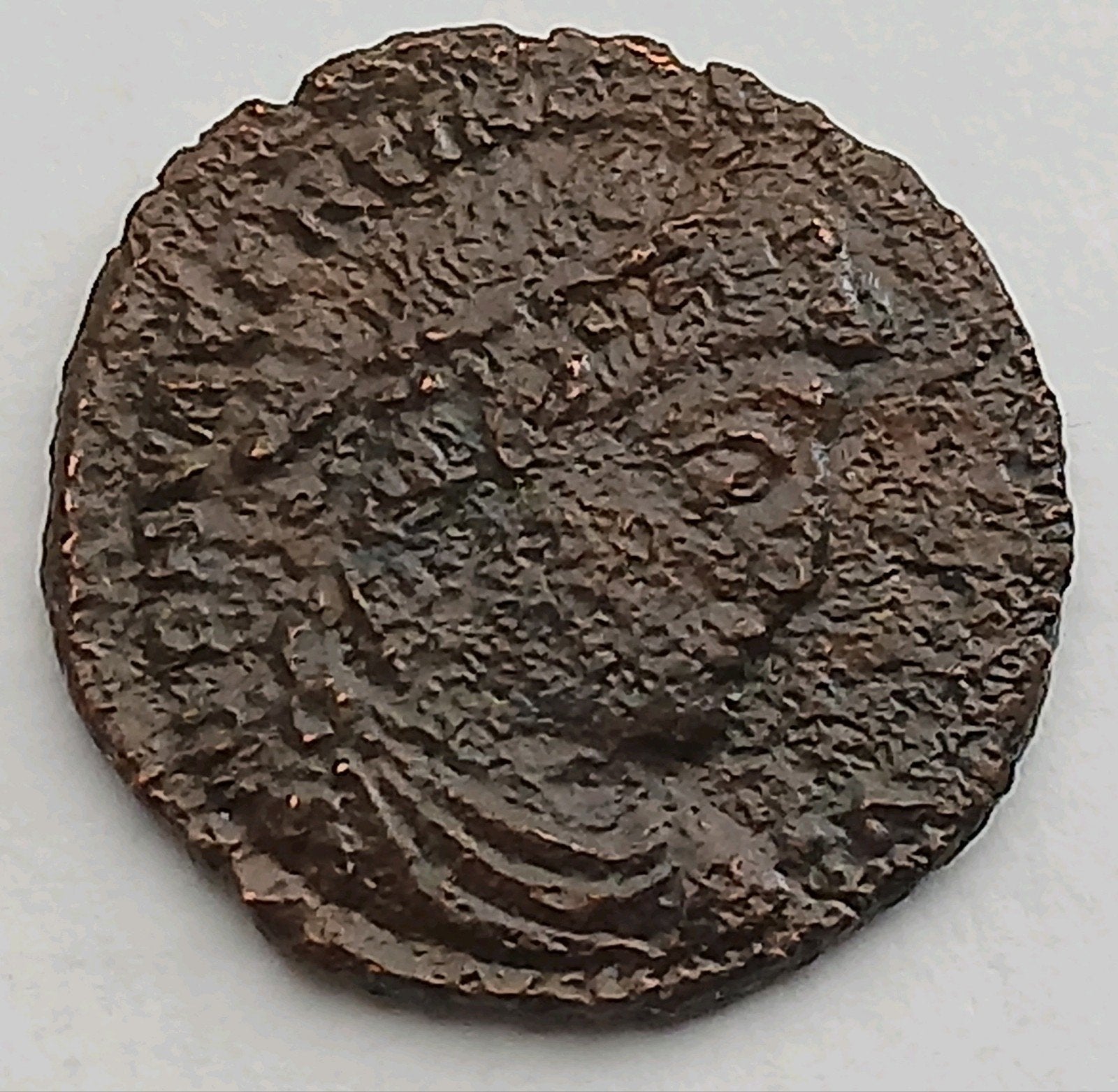 Onbekende Oude Antieke Romeinse Soldaat Munt Valens Valerius, Ophalen of Verzenden, Overige landen