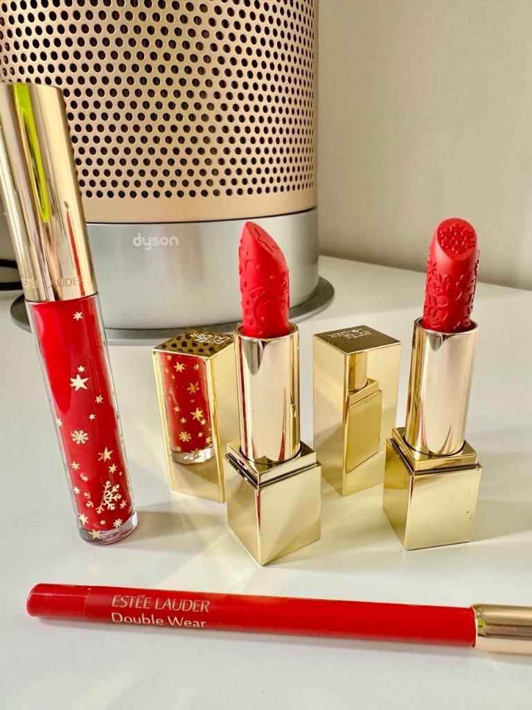 Luxe Estée Lauder kerstcollectie, Lippen, Nieuw, Ophalen of Verzenden, Make-up