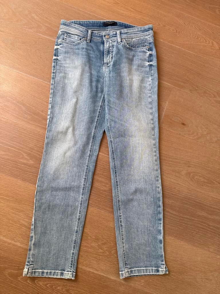 Cambio jeans met studs, maat 38, Ophalen of Verzenden, Zo goed als nieuw, Blauw, W30 - W32 (confectie 38/40)