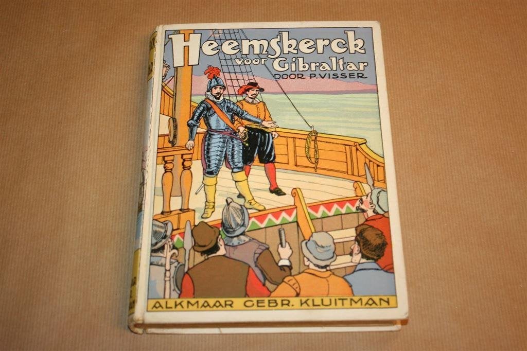 Heemskerck voor Gibraltar. P. Visser. Uitg. Kluitman 1944., Ophalen of Verzenden, Gelezen