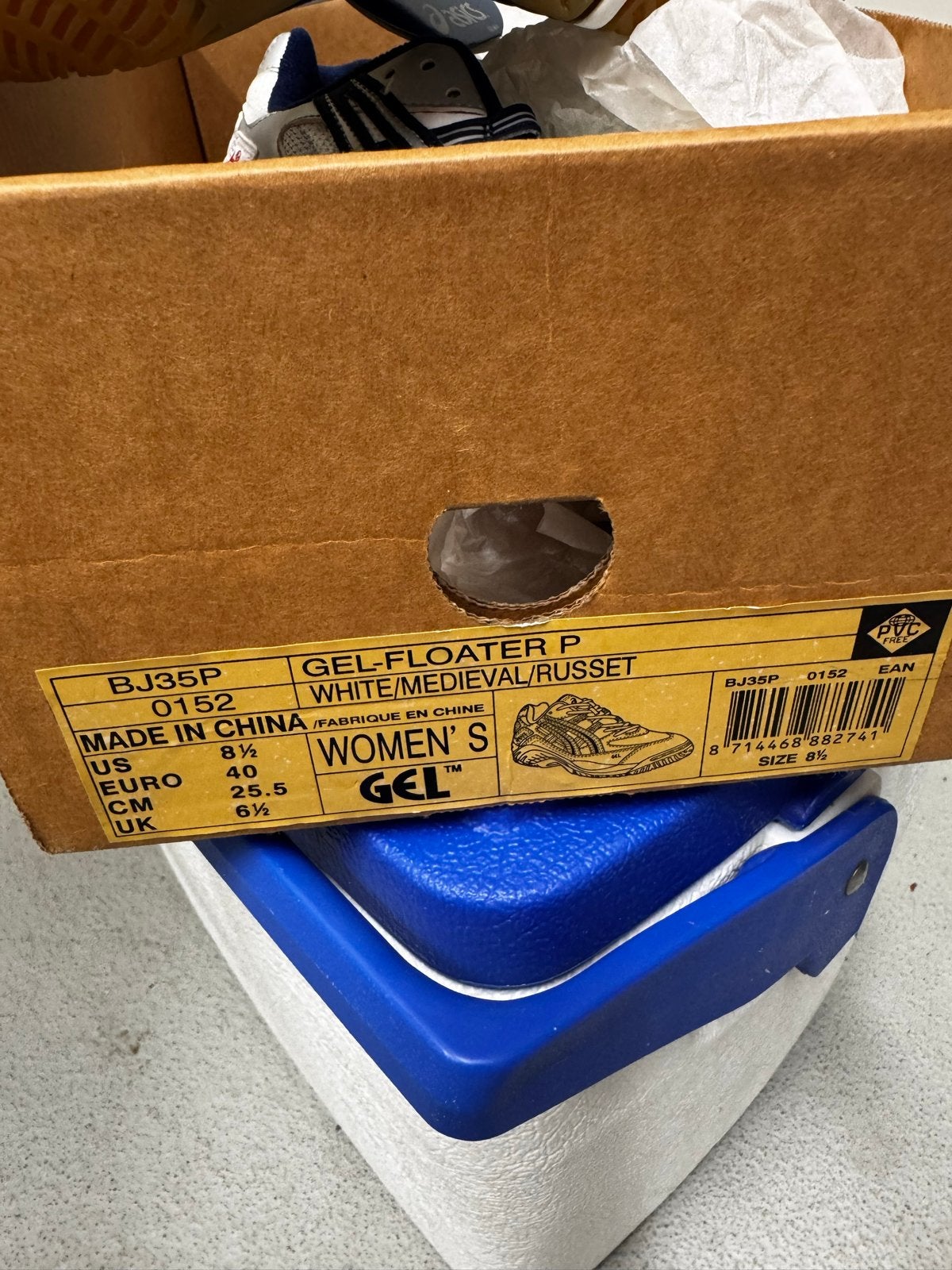 Nieuwe Asics Gel-Floater P Sportschoenen - Maat 40, Ophalen of Verzenden, Nieuw, Wit, Sportschoenen