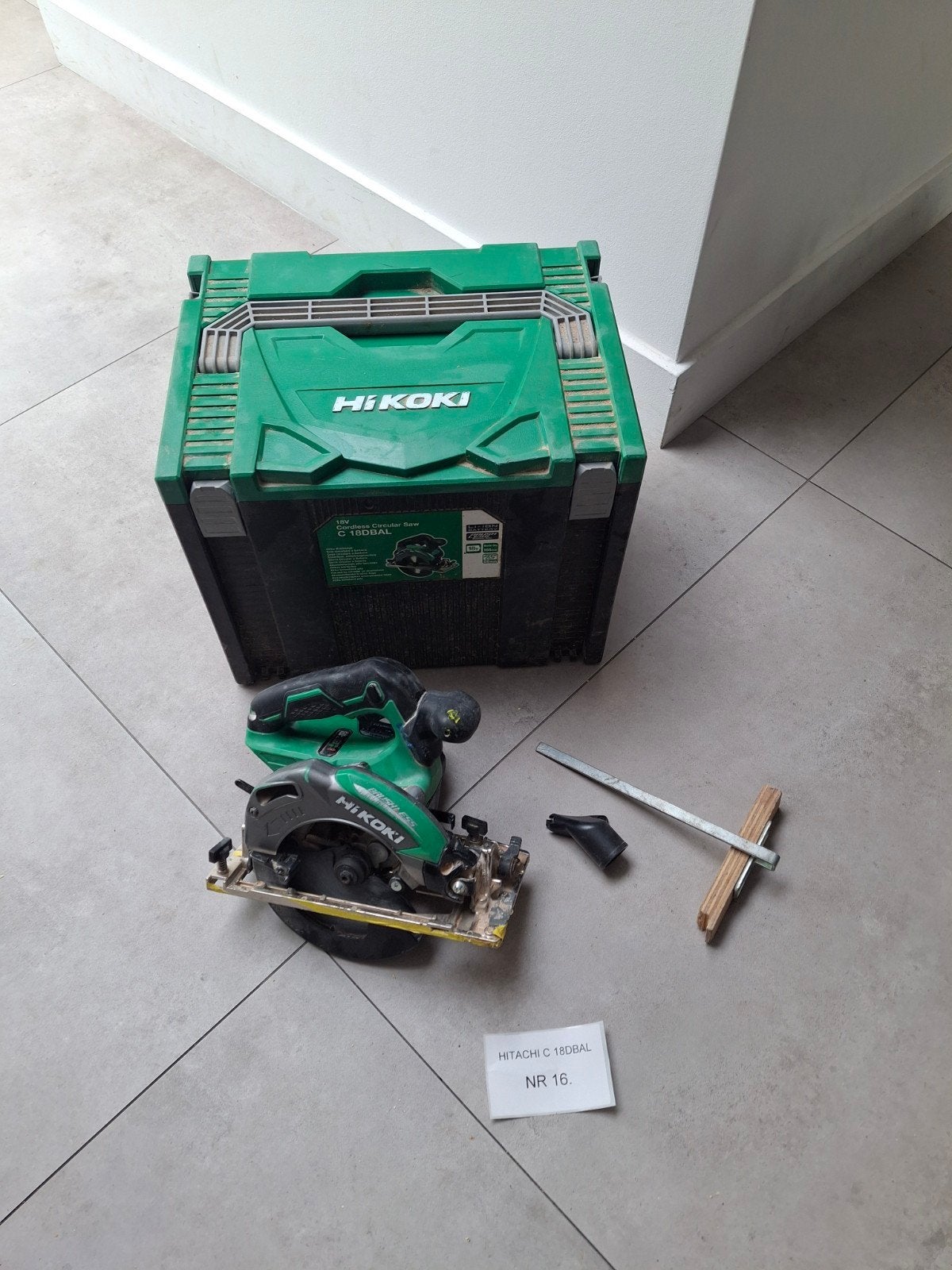 hikoki zaagmachine 16, Ophalen of Verzenden, Gebruikt