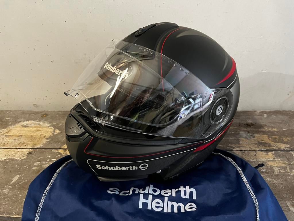 Schuberth C3pro met SRC systeem, Ophalen of Verzenden, Tweedehands, Systeemhelm, Overige merken