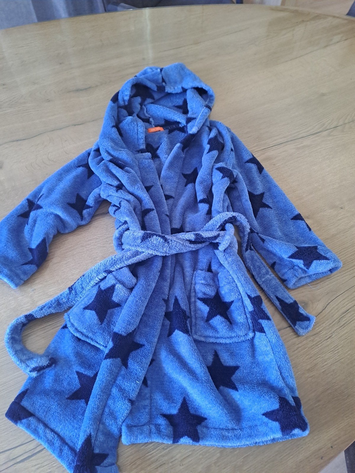 Hema Kinderbadjas met sterren - Maat 110/116, Kinderen en Baby's, Nacht- of Onderkleding, Gebruikt, Jongen of Meisje, Ophalen of Verzenden