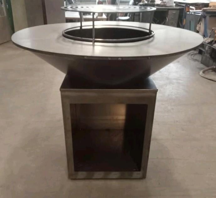 Plancha, vuurschaal,Grillring XXL 120 CM !!, Tuin en Terras, Ophalen, Nieuw, Met accessoires