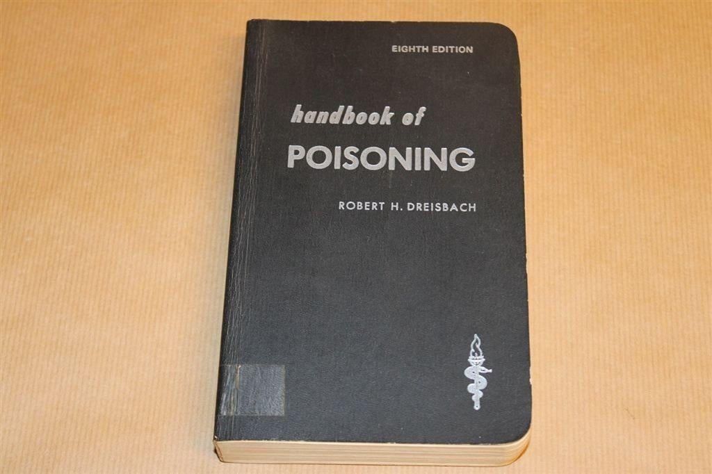 Handbook of Poisoning, Ophalen of Verzenden, Zo goed als nieuw, Natuurwetenschap
