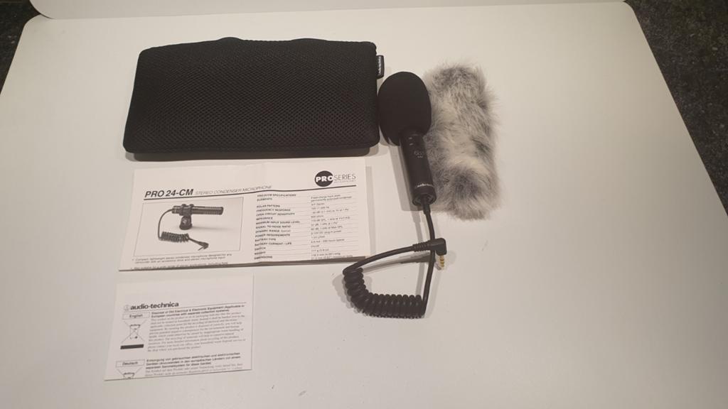 Audio-Technica PRO 24-CM Stereo Condensator Microfoon, Ophalen of Verzenden, Zo goed als nieuw