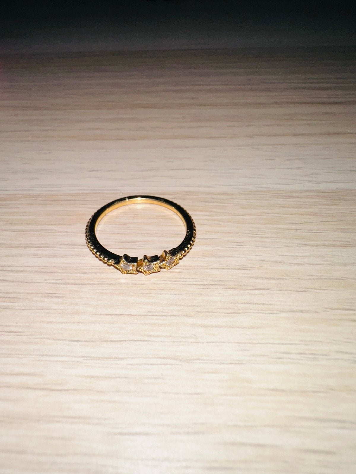 Pandora Celestial Stars Ring - 14k verguld met zirkonia, Zo goed als nieuw, 17 tot 18, Dame, Goud