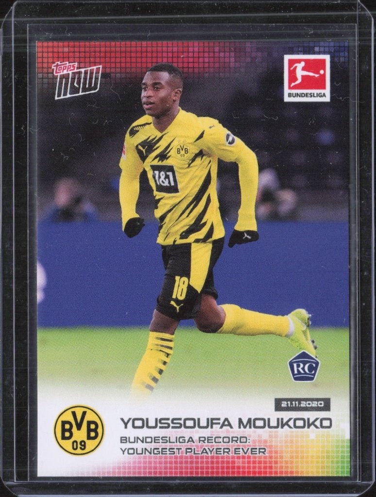 Topps Rookie Cards Gavi Elanga Nico Gonzalez Moukoko, Ophalen of Verzenden, Zo goed als nieuw, Meerdere plaatjes
