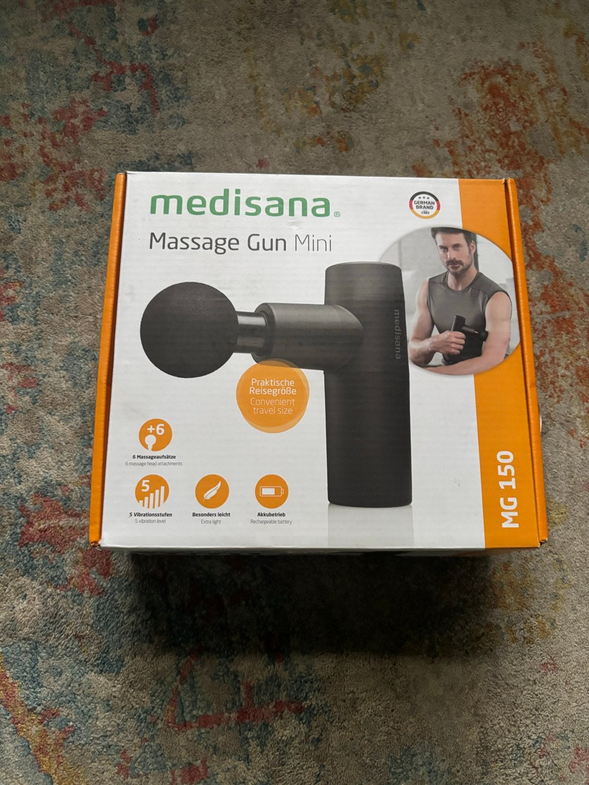 Medisana Massage Gun Mini MG 150 - gebruikt in doos, Ophalen of Verzenden, Gebruikt, Apparaat