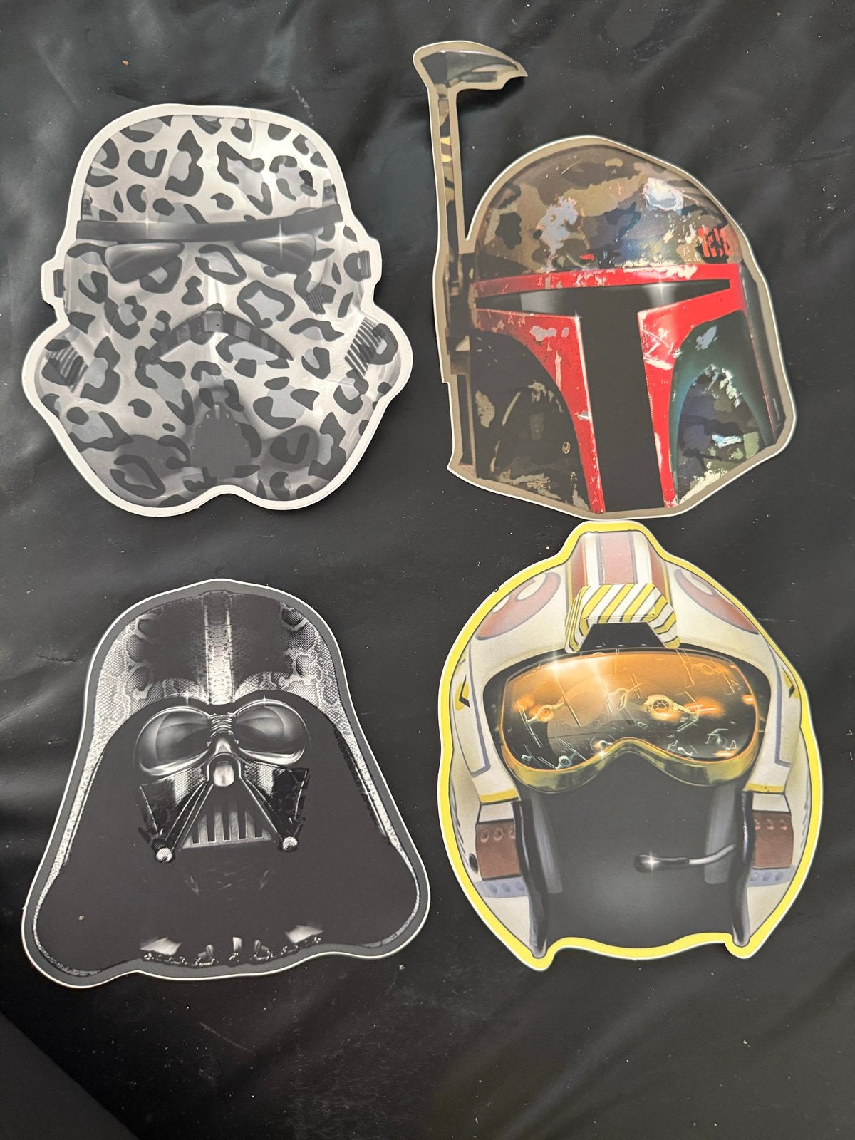 Star Wars Stickers - 4 stuks, ca. 20cm, Ophalen of Verzenden, Nieuw, Overige typen