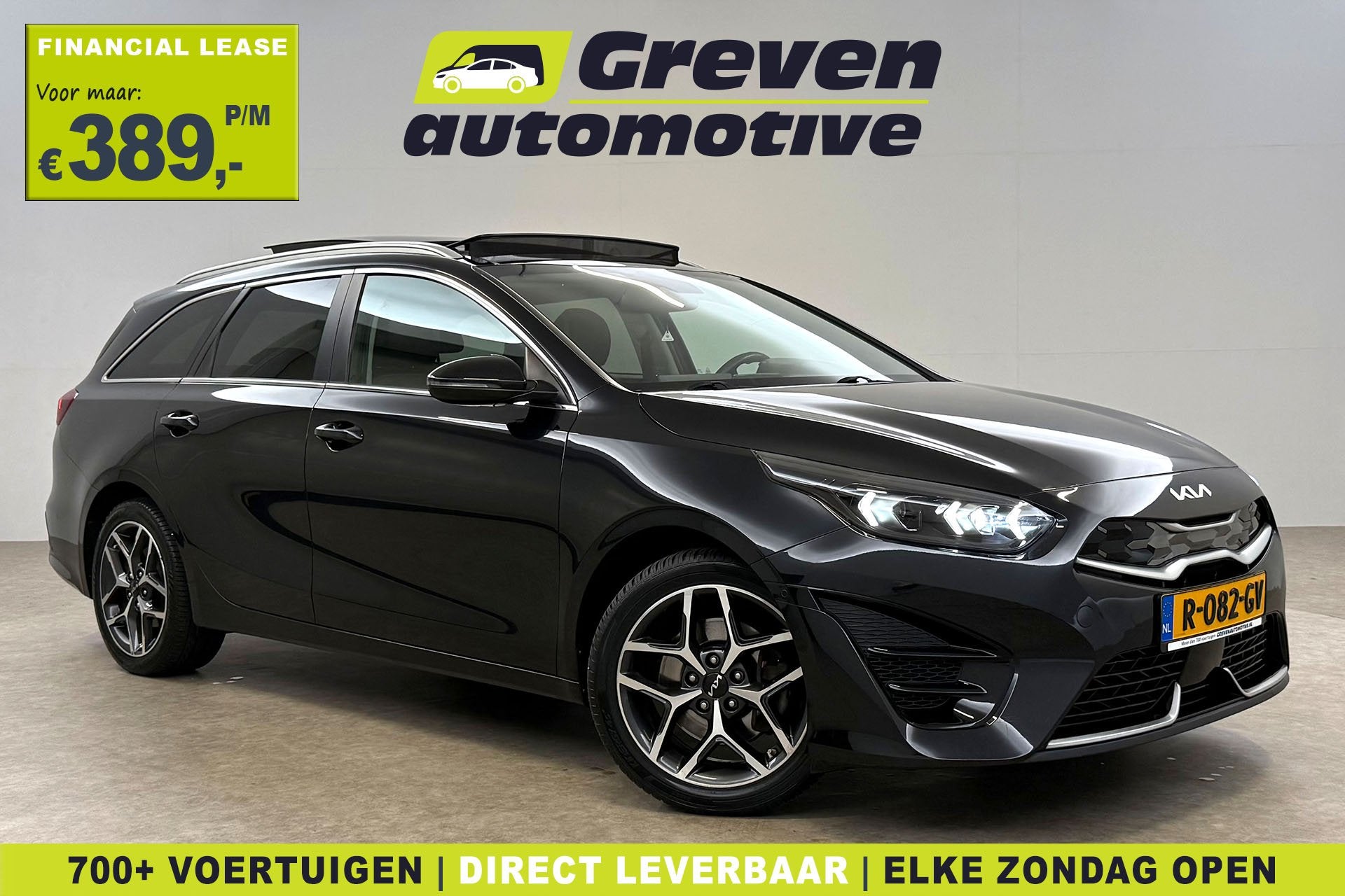 Kia Ceed 1.6 GDI PHEV ExecutiveLine | Pano | Virtual | Memor, Auto's, Euro 6, Zwart, Onderhoudsboekje, 84 €/maand