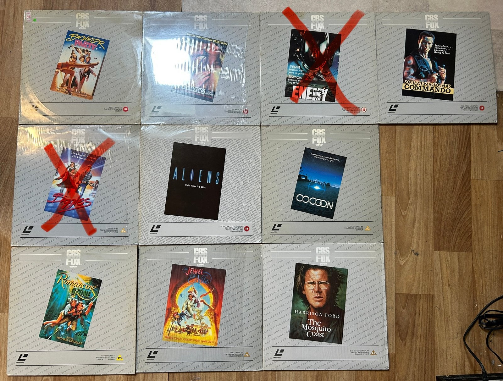 10x Laserdisc / LaserVision discs, netjes!, Ophalen of Verzenden, Zo goed als nieuw