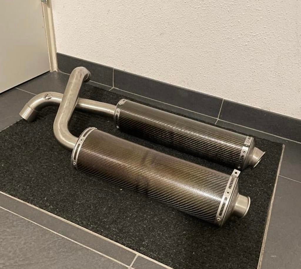 Sil Motor (Silmotor) 45mm carbon uitlaten 748/916/996/998, Ophalen of Verzenden