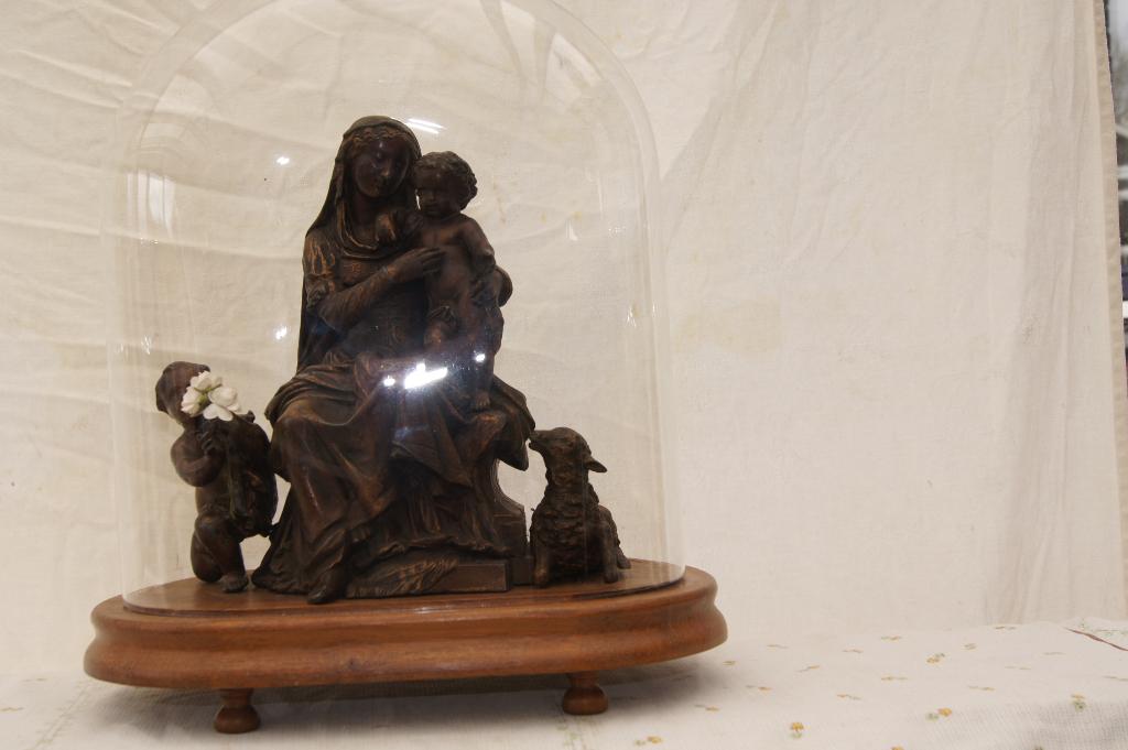 Maria met kindje Jezus ( Stolp, Ophalen of Verzenden, Gebruikt, Beeld(je)