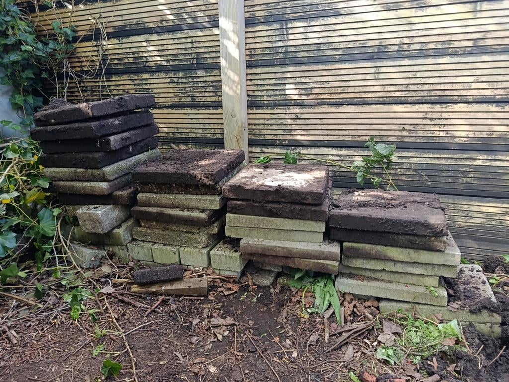 30*30 tegels 28-30 stuks, Tuin en Terras, Ophalen