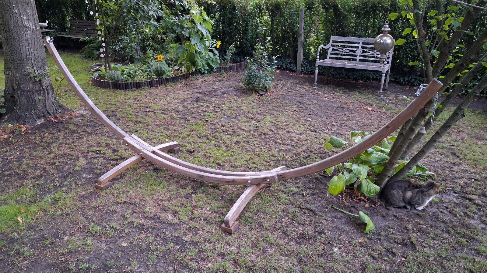 Hangmatstandaard, Tuin en Terras, Hangmatten, Ophalen, Gebruikt, Eenpersoons, Buiten