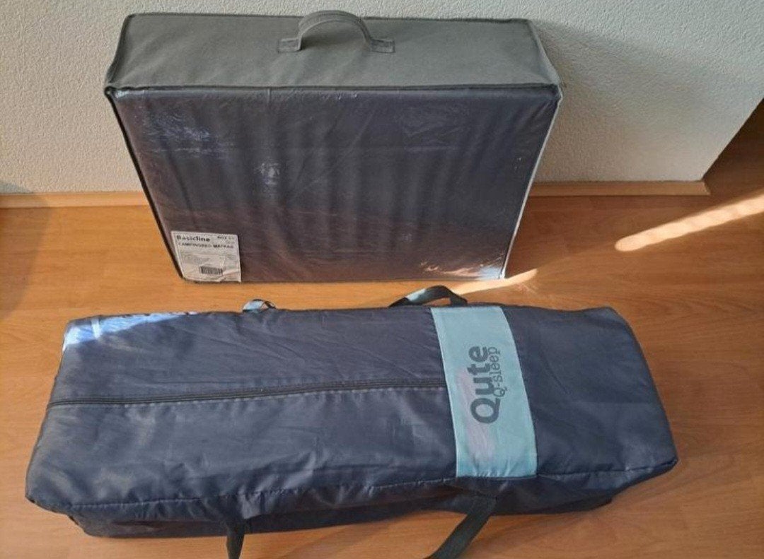 Qute campingbed / reisbedje mint met extra matras, Ophalen, Zo goed als nieuw, Reisbedje