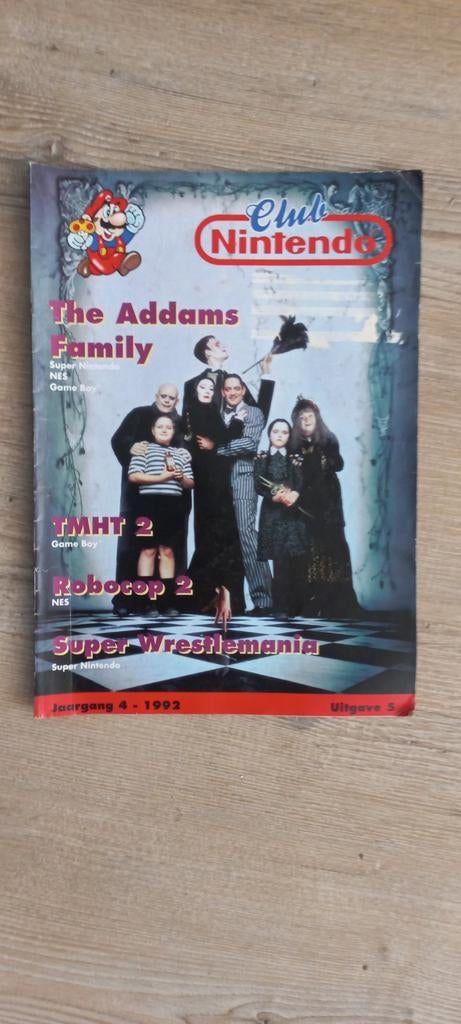 Club Nintendo Maandblad 1992 - The Addams Family, Ophalen of Verzenden, Gelezen, Overige typen