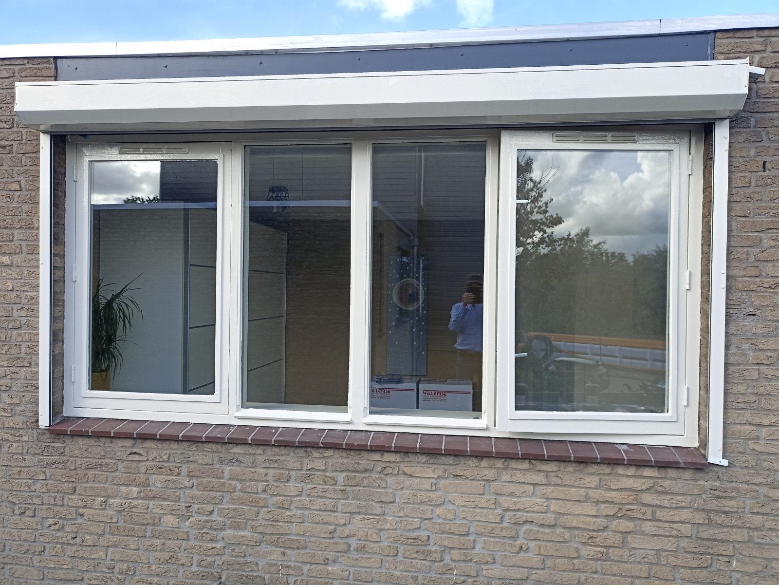 Goed onderhouden rolluik zoekt nieuwe eigenaar, Doe-het-zelf en Verbouw, Ophalen, Gebruikt, Wit, 200 cm of meer