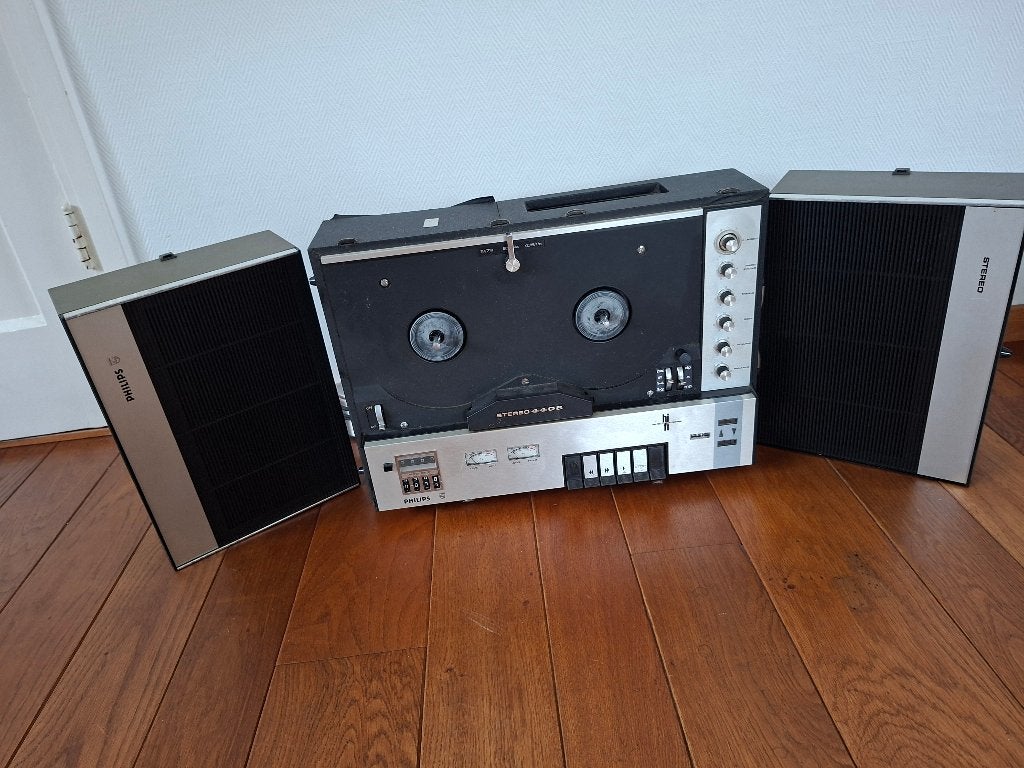 Bandrecorder en platenspeler jaren 60/70, Audio, Tv en Foto, Bandrecorders, Ophalen, Bandrecorder