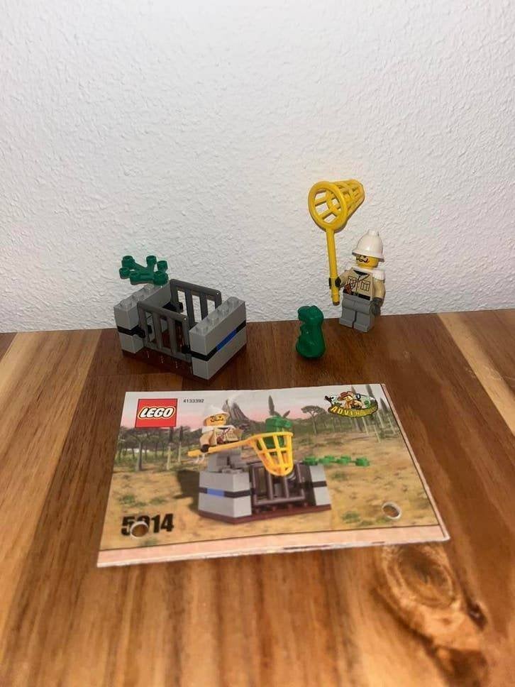 LEGO Adventures Set 5914 – Baby T-Rex Trap, Ophalen of Verzenden, Zo goed als nieuw, Lego