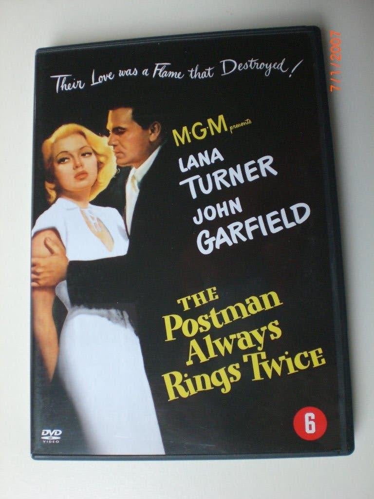 dvd The Postman Always Rings Twice Lana Turner John Garfield, Engels, Nederlands, Ophalen of Verzenden, Zo goed als nieuw