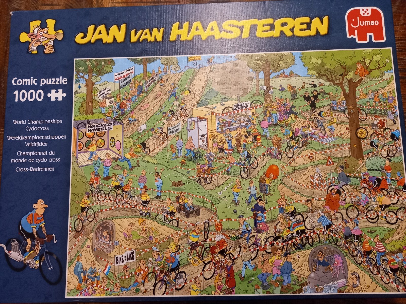 Jan van Haasteren wereldkampioenschappen veldrijden, Ophalen of Verzenden, 500 t/m 1500 stukjes, Zo goed als nieuw