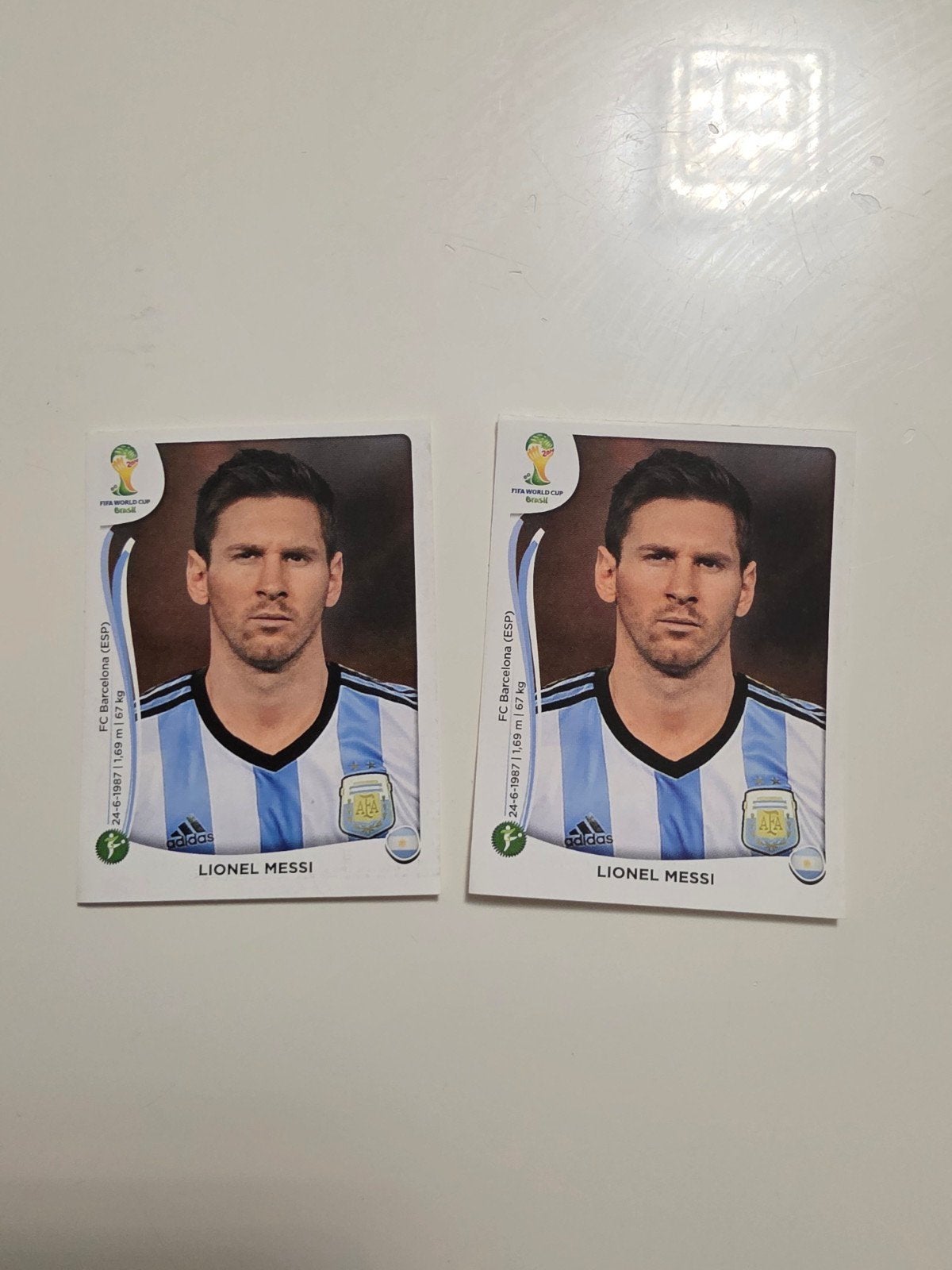 Panini WK 2014 Lionel Messi Sticker - Zeldzaam, Ophalen of Verzenden