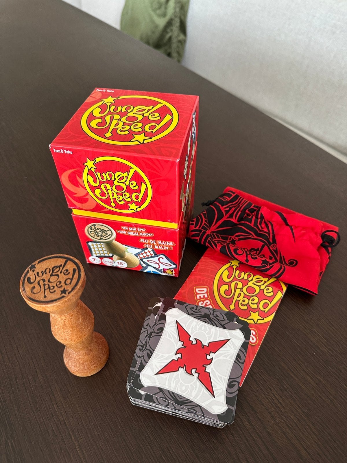 Junglespeed spel, Hobby en Vrije tijd, Gezelschapsspellen | Bordspellen, Ophalen of Verzenden, Zo goed als nieuw