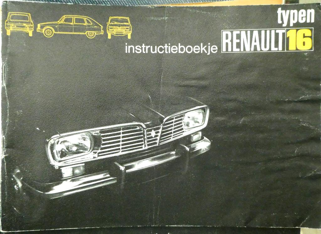 Renault 16 instructieboekje 1972, Verzenden