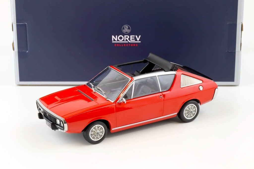 Renault 17 Gordini Découvrable 1975 Norev modelauto  1:18, Norev SAS, Verzenden, 70-72 Avenue de Bohlen69120 Vaulx-en-VelinFrankrijk