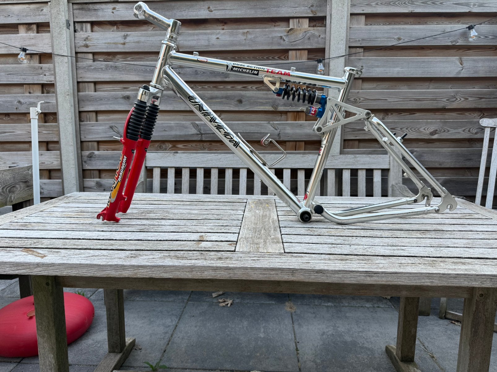 96 Univega Dual Action Racing Team retro vintage Fox R, Fully, Ophalen of Verzenden, Gebruikt, Overige merken