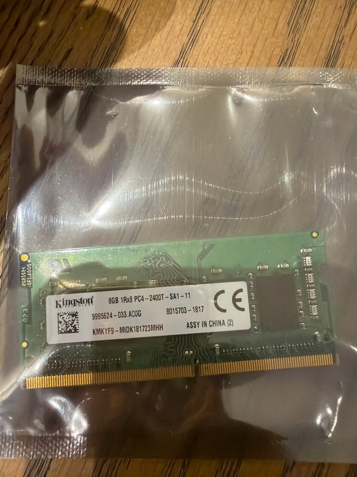 Kingston 8GB DDR4 RAM PC4-2400T Laptop Geheugen, Computers en Software, RAM geheugen, DDR4, 8 GB, Nieuw, Ophalen of Verzenden