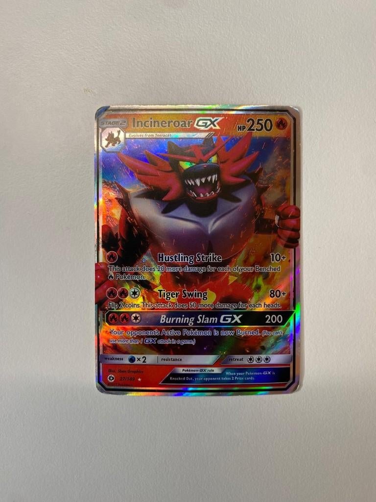 Incineroar GX 27/149, Ophalen, Zo goed als nieuw, Losse kaart