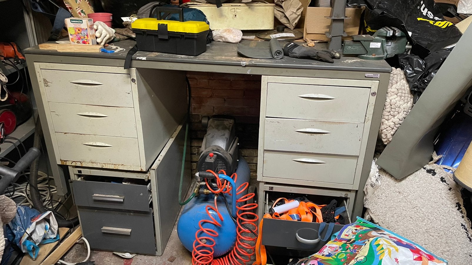 2x gispen bureau - gebruikt, Ophalen, Zo goed als nieuw