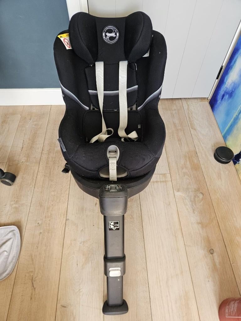 Cybex Sirona S i-Size autostoel – Deep Black incl. hoes, Verstelbare rugleuning, Gebruikt, 0 t/m 18 kg, Isofix