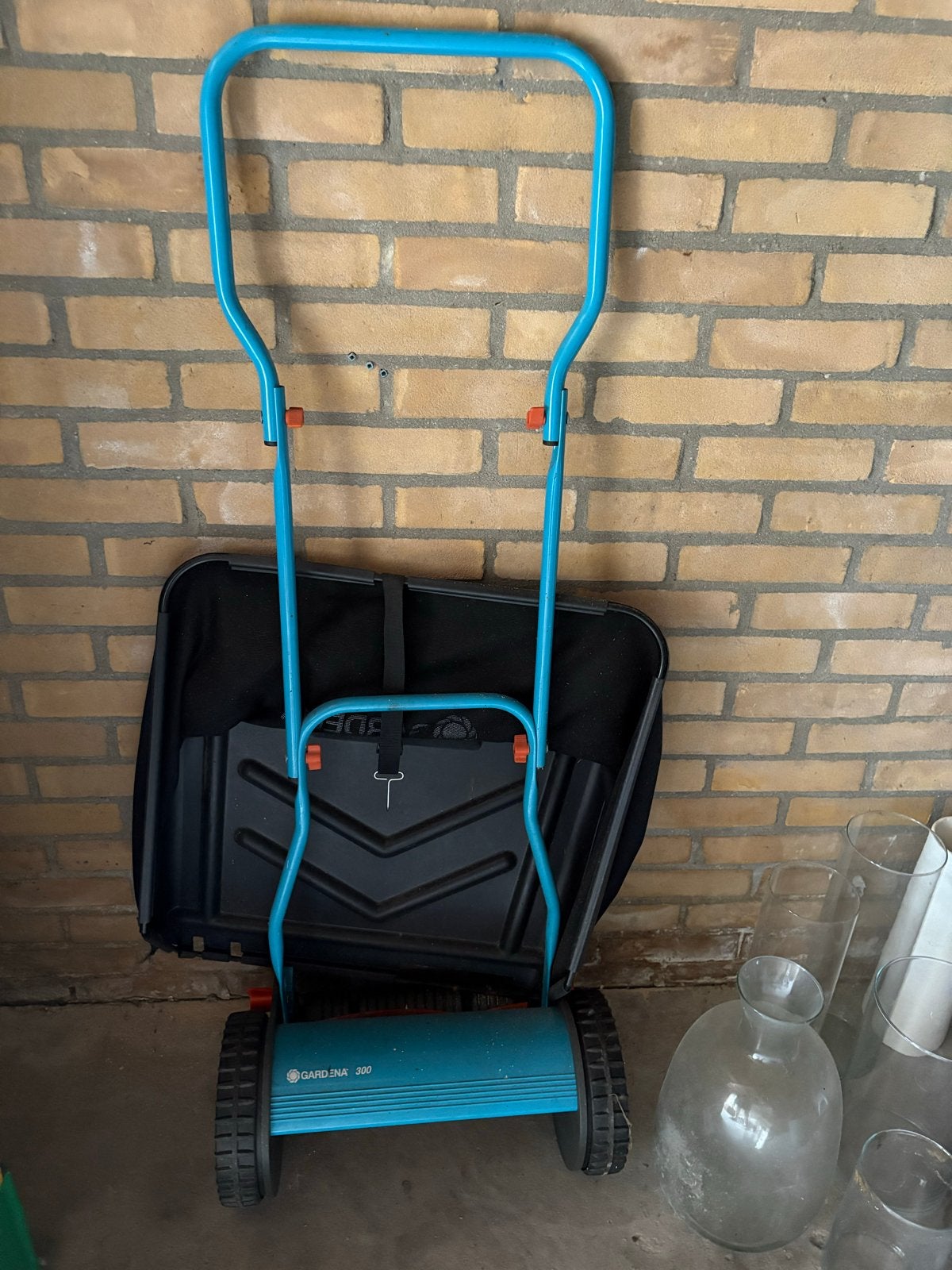 Gardena 300 Handgrasmaaier met opvangzak, Tuin en Terras, Grasmaaiers, Ophalen, Gebruikt, Handgrasmaaier, Opvangzak