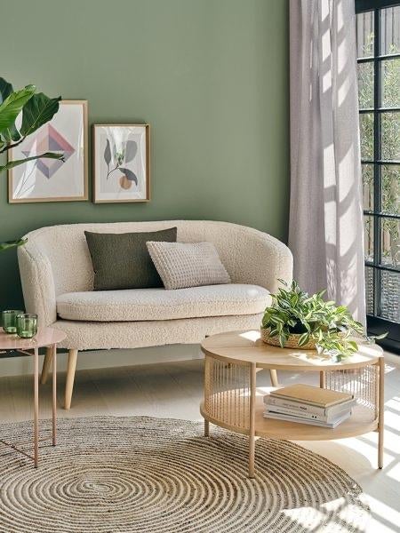 Jysk Teddy bankje, Huis en Inrichting, Banken | Sofa's en Chaises Longues, Nieuw, Tweepersoons, Minder dan 150 cm, 75 tot 100 cm