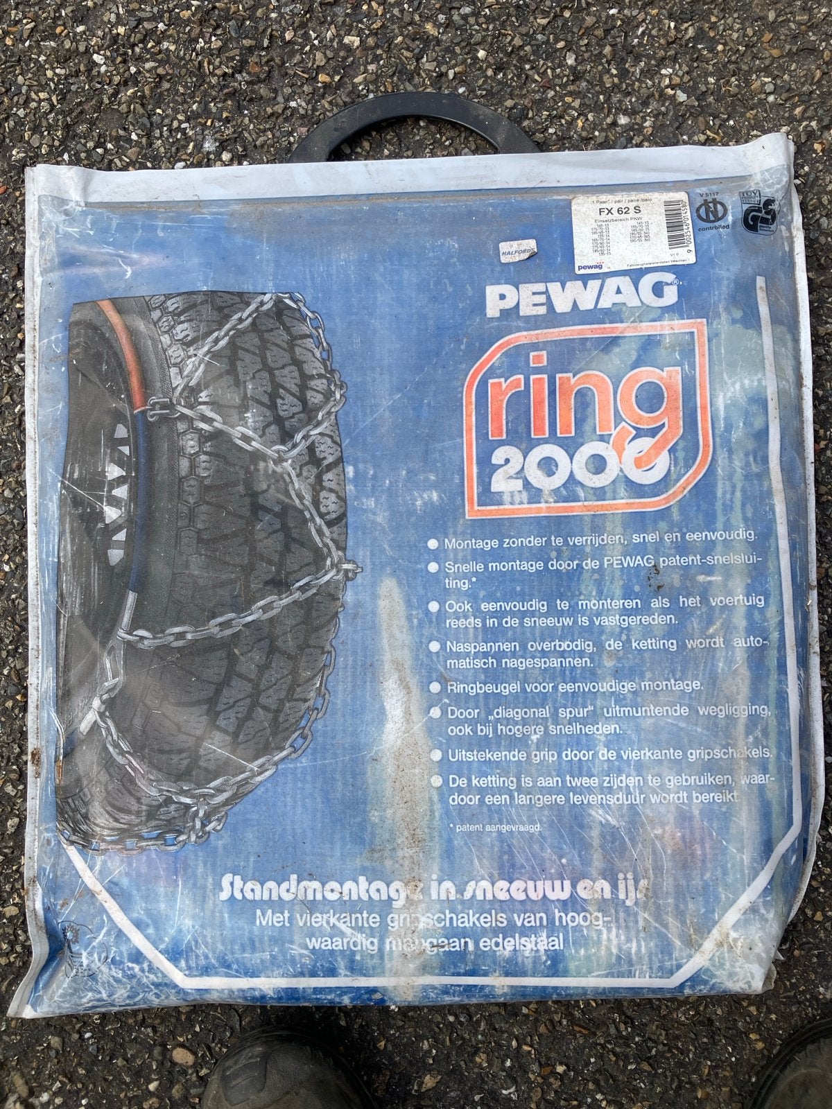 Oude Pewag Ring 2000 FX 62 S sneeuwkettingen, Ophalen, Gebruikt