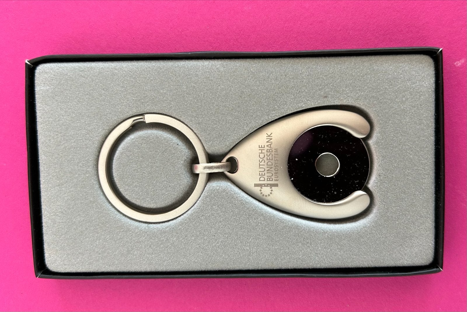 Sleutelhanger met chip - RVS in geschenkverpakking, Verzamelen, Sleutelhangers, Ophalen of Verzenden, Nieuw, Overige typen