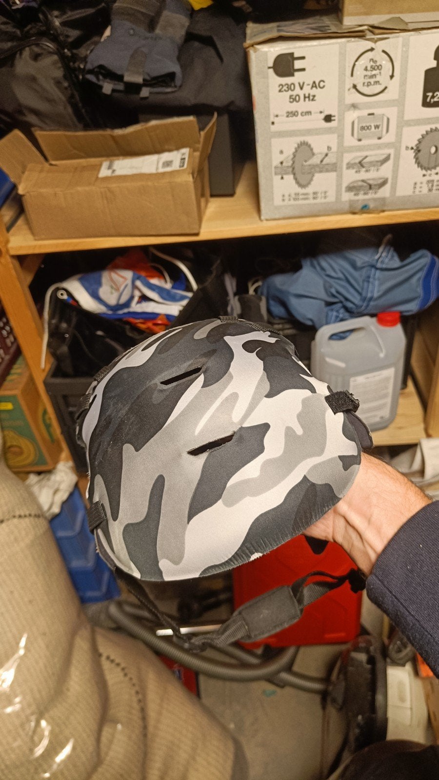 Smartcap schaatshelm, camouflage, maat L, Ophalen of Verzenden, Gebruikt, Overige typen, Overige merken