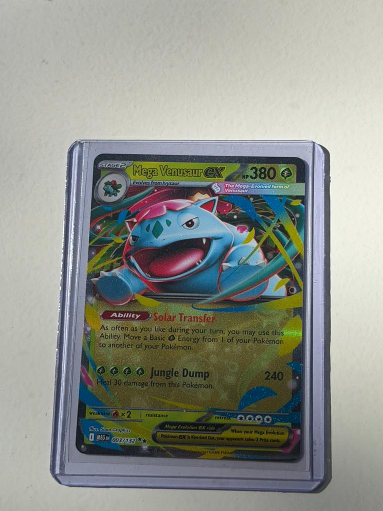 Pokemon mega venusaur ex  mega evolution 003/132, Ophalen of Verzenden, Zo goed als nieuw