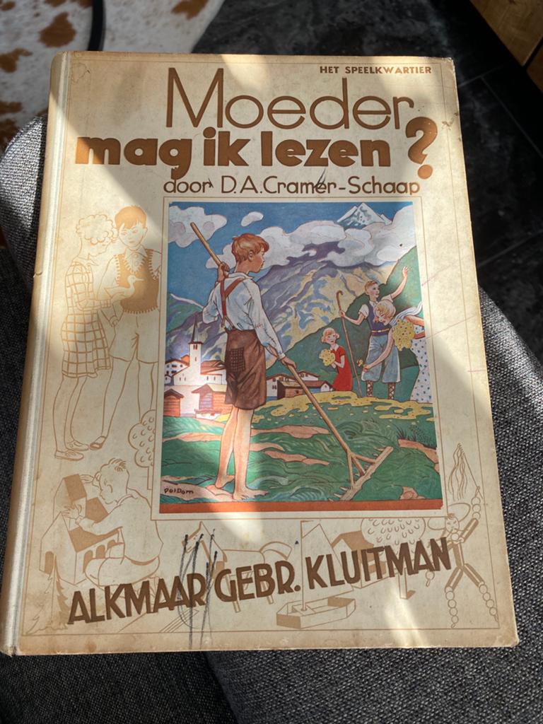 Moeder mag ik lezen d.a. Cramer-schaap 1937, Ophalen of Verzenden